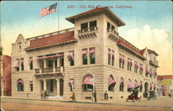 City Hall Pasadena, CA Postcard Postcard