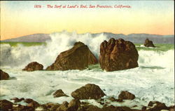 The Surf At Land's End San Francisco, CA Postcard Postcard