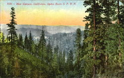 Blue Canyon, St. James Cache Deal Seattle Washington Scenic, CA Postcard Postcard