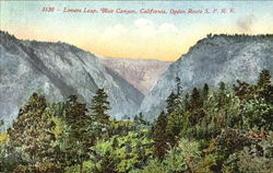 Lovers Leap Blue Canyon, St. James Cache Deal Seattle Washington Scenic, CA Postcard Postcard