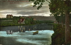 Moonlight On The Truckee River Reno, NV Postcard Postcard