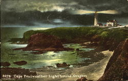 Cape Foulweather Lighthouse Postcard