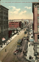 Pike Street, East from Second Avenue Postcard