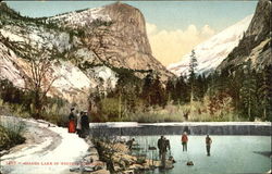 Mirror Lake In Winter Postcard