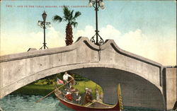 One Of The Canal Bridges Venice, CA Postcard Postcard