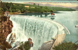 Sweetwater Dam Showing Heaviest Overflow In Its History San Diego, CA Postcard Postcard