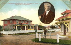 Burbank's New Residence And Information Bureau Postcard