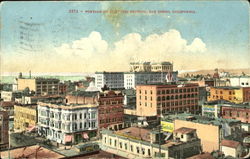 Portion Of Business Section Postcard