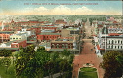 General View Of Fresno From Court House Dome Postcard