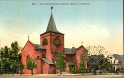 St. James Episcopal Church Fresno, CA Postcard Postcard