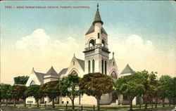 First Presbyterian Church Fresno, CA Postcard Postcard