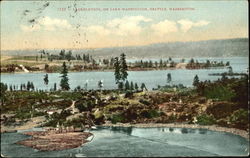 Laurelhurst, Lake Washington Seattle, WA Postcard Postcard