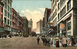 Second Avenue North From Union Street Postcard