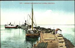 Shipping On Humboldt Bay Eureka, CA Postcard Postcard