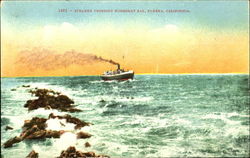 Steamer Crossing Humboldt Bar Eureka, CA Postcard Postcard