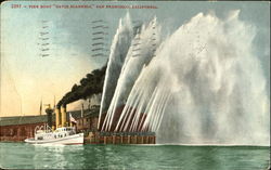 Fireboat David Scannell Postcard