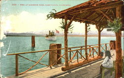 Pier At Lakeside Park Postcard