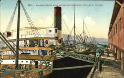 Loading Wheat With Automatic Conveyors Postcard