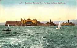 Key Route Terminal From The Bay Postcard