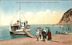 Glass Bottom Boat, Avalon Santa Catalina Island, CA Postcard Postcard