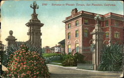 Entrance To Presidio Terrace San Francisco, CA Postcard Postcard