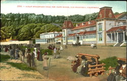 Ocean Boulevard Near The Cliff House San Francisco, CA Postcard Postcard