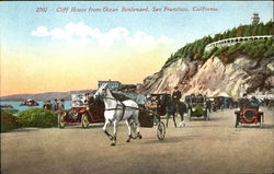 Cliff House From The Ocean Boulevard San Francisco, CA Postcard Postcard