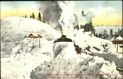 Rotary Show Plow in High Sierras California Postcard Postcard