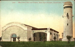 Machinery Hall And Tower, State Fair Grounds Postcard