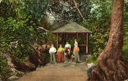 Spring House, Congress Springs Postcard