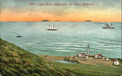 Light House, Point Loma San Diego, CA Postcard Postcard