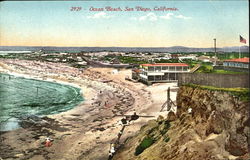 Ocean Beach San Diego, CA Postcard Postcard