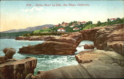 Sphinx Head, La Jolla San Diego, CA Postcard Postcard