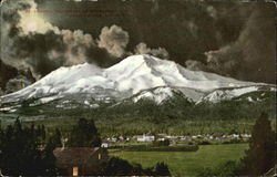 Mt. Shasta in Moonlight Mount Shasta, CA Postcard Postcard