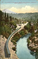 Sacramento River And Mt Shasta Mount Shasta, CA Postcard Postcard