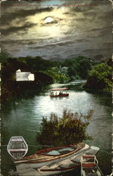 Moonlight Russian River Healdsburg, CA Postcard Postcard