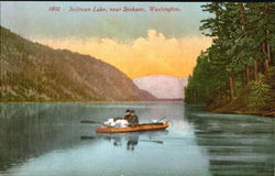 Sullivan Lake Near Spokane Washington Postcard Postcard