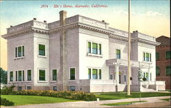 Elk's Home Alameda, CA Postcard Postcard