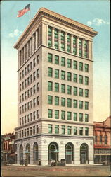 First National Bank Postcard