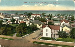 General View Of Pacific Grove Postcard