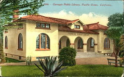 Carnegie Public Library Postcard