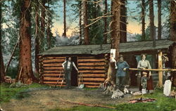 The Forest Ranger's Cabin Postcard