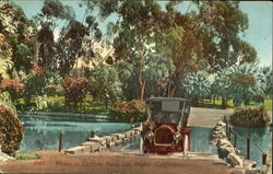 Winter In Eastlake Park Los Angeles, CA Postcard Postcard