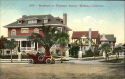 Residences On Telegraph Avenue Postcard