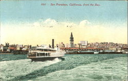 San Francisco From The Bay California Postcard Postcard