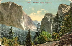 Yosemite Valley California Yosemite National Park Postcard Postcard