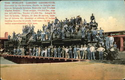 The World's Largest Locomotive Postcard