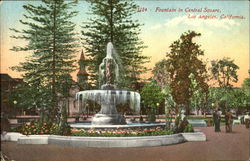 Fountain In Central Square Postcard