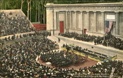 Prestaent Left At The Greek Theatre, University of California Postcard