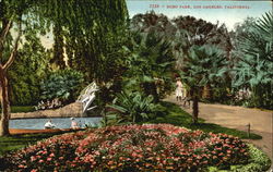 Echo Park Los Angeles, CA Postcard Postcard